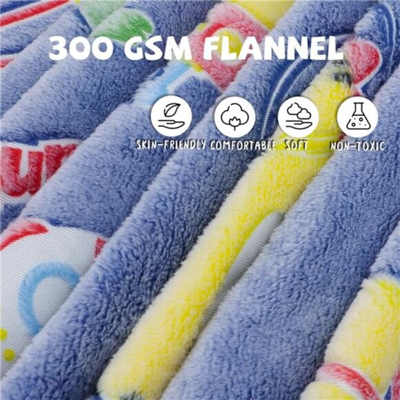 Glow in The Dark Blanket Dinosaur Gifts for Boys for Kids Dinosaur Toys for Kids - Picture 5 of 7